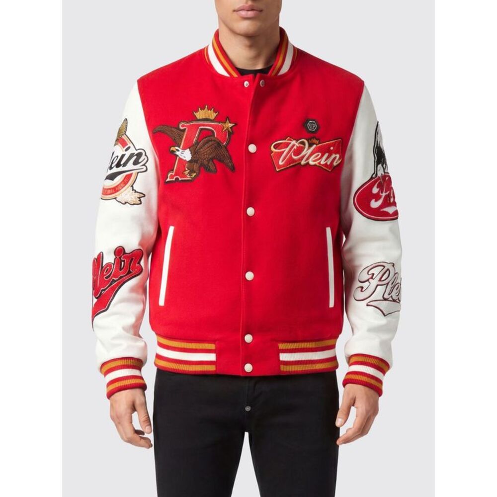 Philipp Plein Jacket Men Red